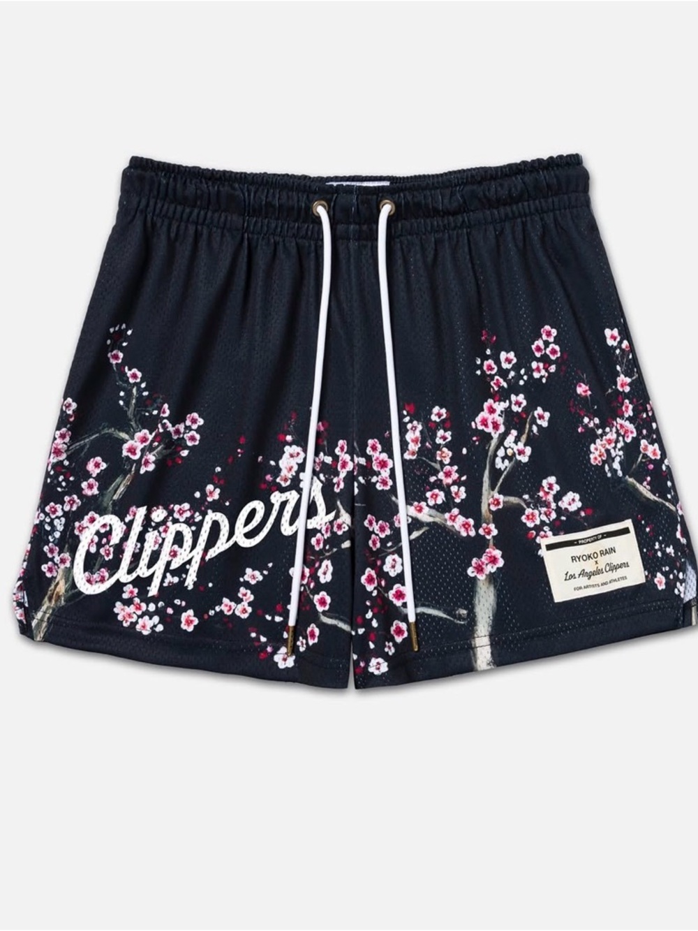 Ryoko Rain® x Los Angeles Clippers Cherry Blossom Basketball Shorts, Medium